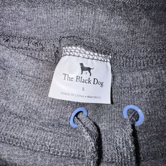 Women's The Black Dog Gray Jogger Pants High Waist Drawstring With Pockets - Picture 5 of 15